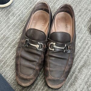 Men's Brown Leather Loafers